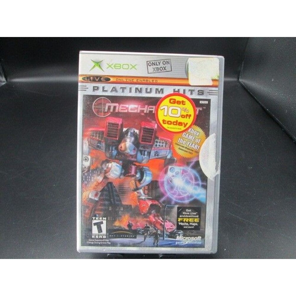 MechAssault (Microsoft Xbox, 2002) Complete Tested Platinum Hits CIB